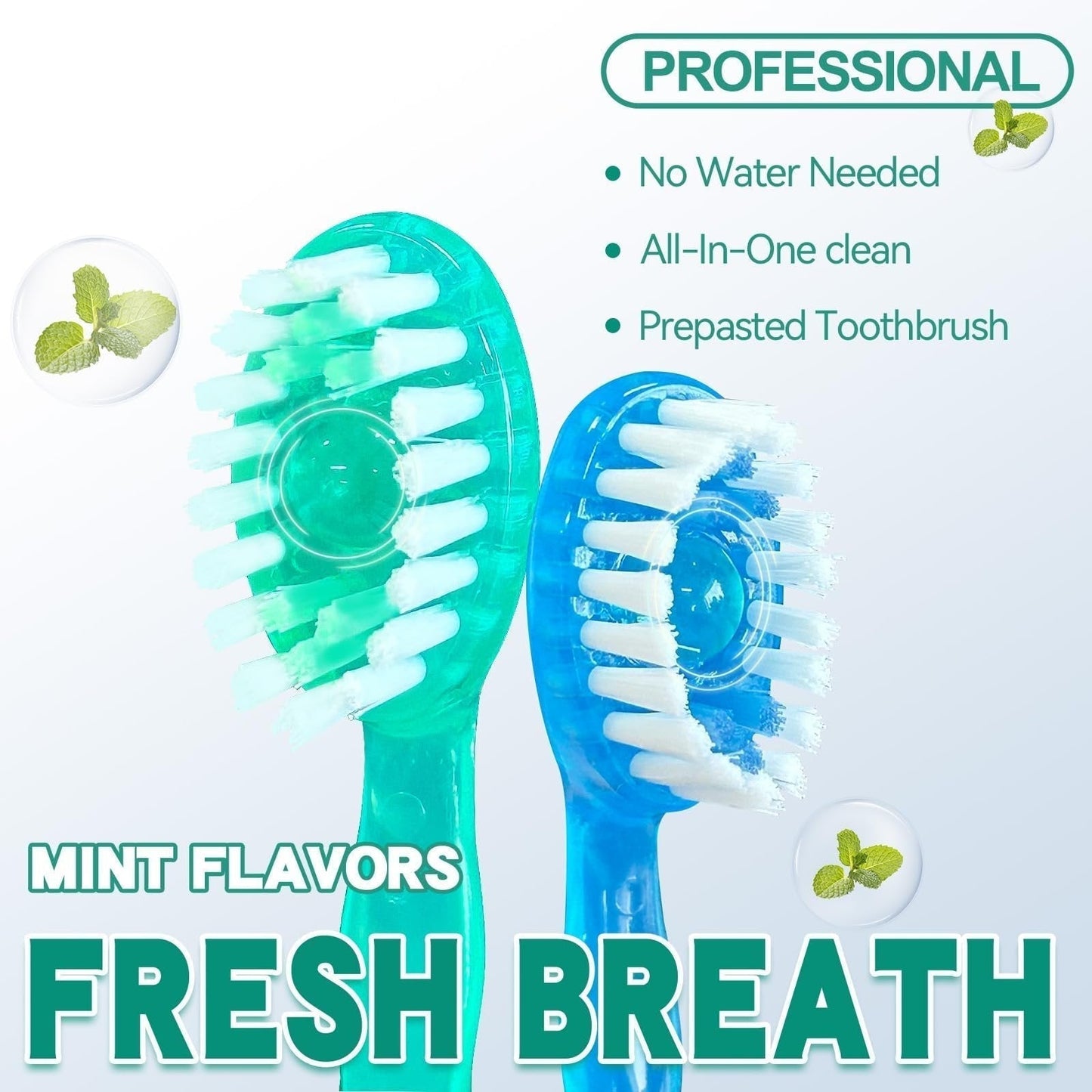 🎁5 in 1 Mini Toothbrush & Floss & Tongue Scraper & Toothpick Set
