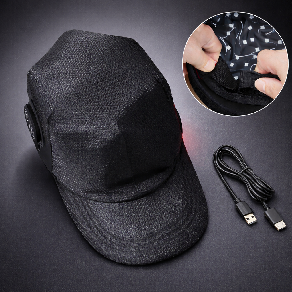 🔥Last Day:40% off 🔥Red Light Therapy Regrowth Cap
