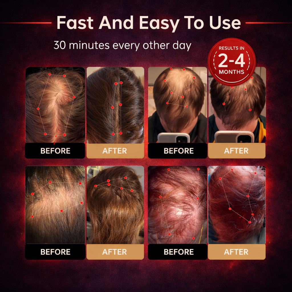 🔥Last Day:40% off 🔥Red Light Therapy Regrowth Cap