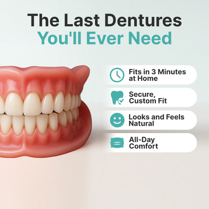 🌎Ends Today: 49% OFF!⏰KLENIMORE™ Custom-Fit Smile Support Kit — Strong Suction Feel & Natural-Looking Fit