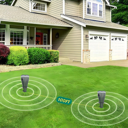 This season's sales offer a 50% discount✨Solar-powered waterproof spiral rodent repellent device